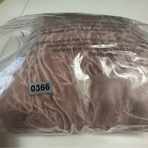 Sundance Silk Coral Embroidered Maxi Dress Gown Sz 10 Blush Pink Boho Wedding - Picture 11 of 11